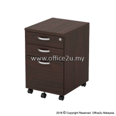 Q-YMP3-WN MOBILE PEDESTAL 2-DRAWER AND 1-FILING (2D1F)